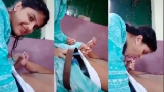 Fsiblog Desi girl gives her cousin blowjob indian viral leaked mms