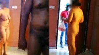 fsiblog org Naked Milf Takes Parcel From A Delivery Guy